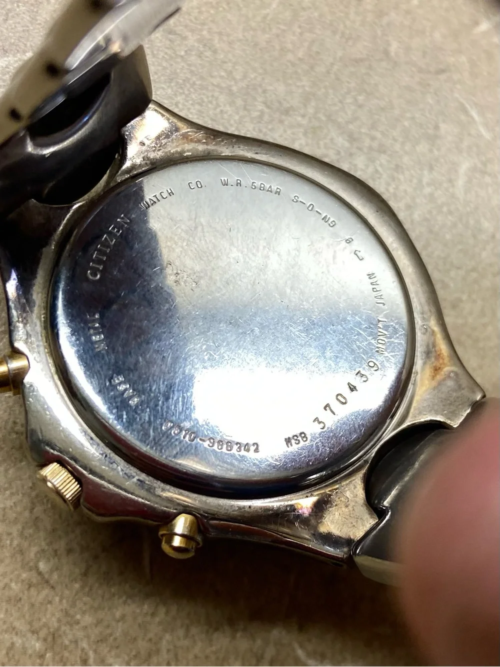 Citizen chronograph deep